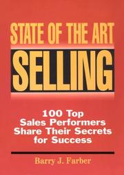 Cover of: State of the art selling