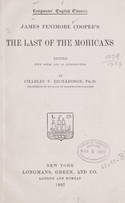 Cover of: James Fenimore Cooper's The last of the Mohicans by James Fenimore Cooper