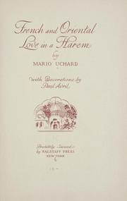 Cover of: French and oriental love in a harem.