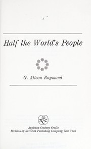 Cover of: Half the world's people