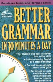 Cover of: Better grammar in 30 minutes a day