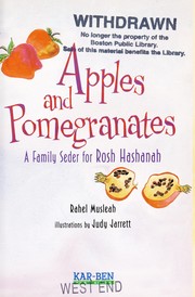 Cover of: Apples and pomegranates : a family seder for Rosh Hashanah