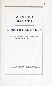 Cover of: Winter sonata | Dorothy Edwards