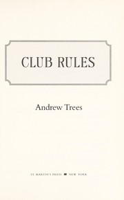 Cover of: Club rules