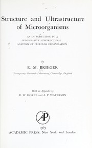 Cover of: Structure and ultrastructure of microorganisms by Ernst Max Brieger