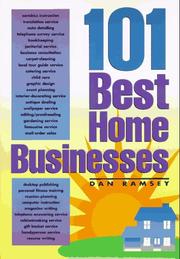 Cover of: 101 best home businesses by Dan Ramsey