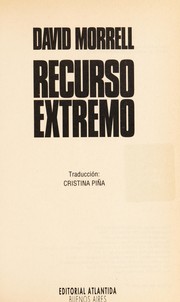 Cover of: Recurso extremo
