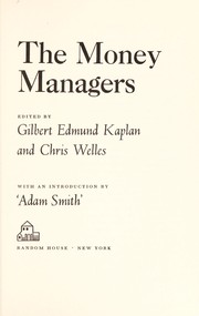 Cover of: The Money managers.