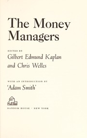 The Money managers cover