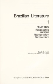 Brazilian literature by Claude L. Hulet