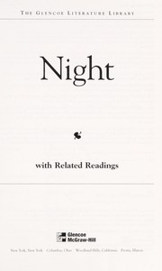 Cover of: Night and related readings by 