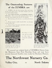 Cover of: A hardy cherry: [outstanding features of the Zumbra]