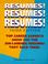 Cover of: Resumes! resumes! resumes!