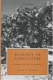 Ecology in agriculture by Louise E. Jackson