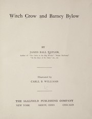 Cover of: Witch Crow and Barney Bylow