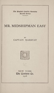 Cover of: Mr. Midshipman Easy | Frederick Marryat