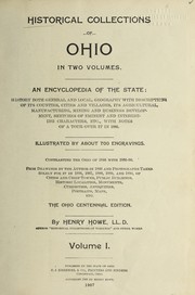 Cover of: Historical collections of Ohio ... by Henry Howe