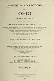 Cover of: Historical collections of Ohio ... by Henry Howe, Henry Howe