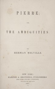 Cover of: Pierre by Herman Melville