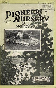 Cover of: Catalog and prices of deciduous, citrus and tropical trees, berries, nuts, shrubs, vines, ornamental trees, roses, flowering plants: 1878-1924