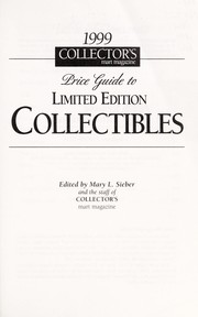 Cover of: 1999 Collector's mart magazine price guide to limited edition collectibles