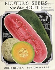 Cover of: Reuter's seeds for the south: spring 1924