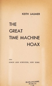 Cover of: The Great Time Machine Hoax