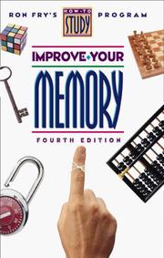Cover of: Improve Your Memory by Ronald W. Fry, Ron Fry