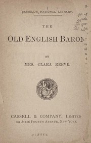 Cover of: The old English baron.