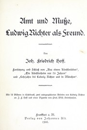 Amt und Musse by Hoff, Johann Friedrich