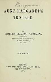 Cover of: Aunt Margaret's trouble