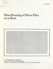 Mass rearing of horn flies on a host by J. A. Miller