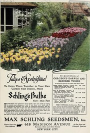 Cover of: Tulips & springtime!: To enjoy them together in your own garden next season, plant Schling's bulbs now-this fall