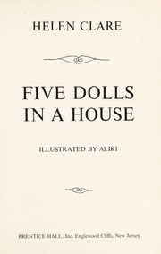 Cover of: Five dolls in a house by Pauline Clarke