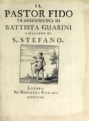 Il pastor fido by Battista Guarini