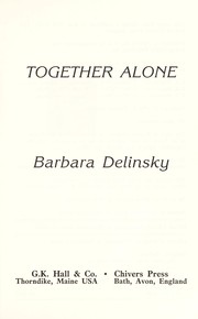 Cover of: Together alone by Barbara Delinsky.