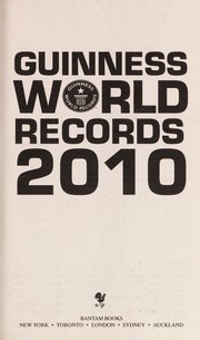 Cover of: Guinness world records 2010 by 