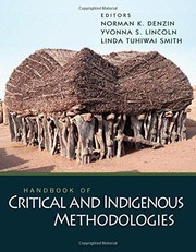 Cover of: Handbook of critical and indigenous methodologies