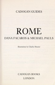 Cover of: Rome by Dana Facaros