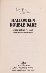 Cover of: Halloween Double Dare (Dino School, No 2)