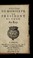 Cover of: Epistre de Monsieur le president de Thou, au Roy