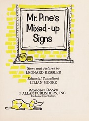 Mr. Pine's mixed-up signs [sound recording]