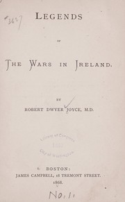 Cover of: Legends of the wars in Ireland