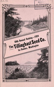 Cover of: 39th annual catalog | Tillinghast Seed Co