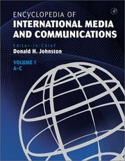 Cover of: Encyclopedia of international media and communications by editor-in-chief, Donald H. Johnston.