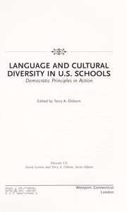 Cover of: Language and cultural diversity in U.S. schools | 