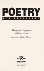 Cover of: Poetry for beginners