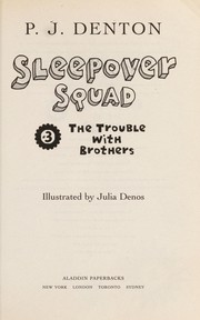 Cover of: The trouble with brothers