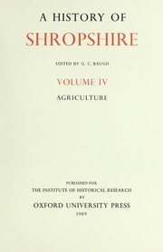 Cover of: The Victoria history of Shropshire