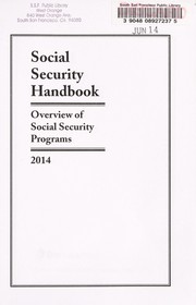 Social Security Handbook by Bernan Press